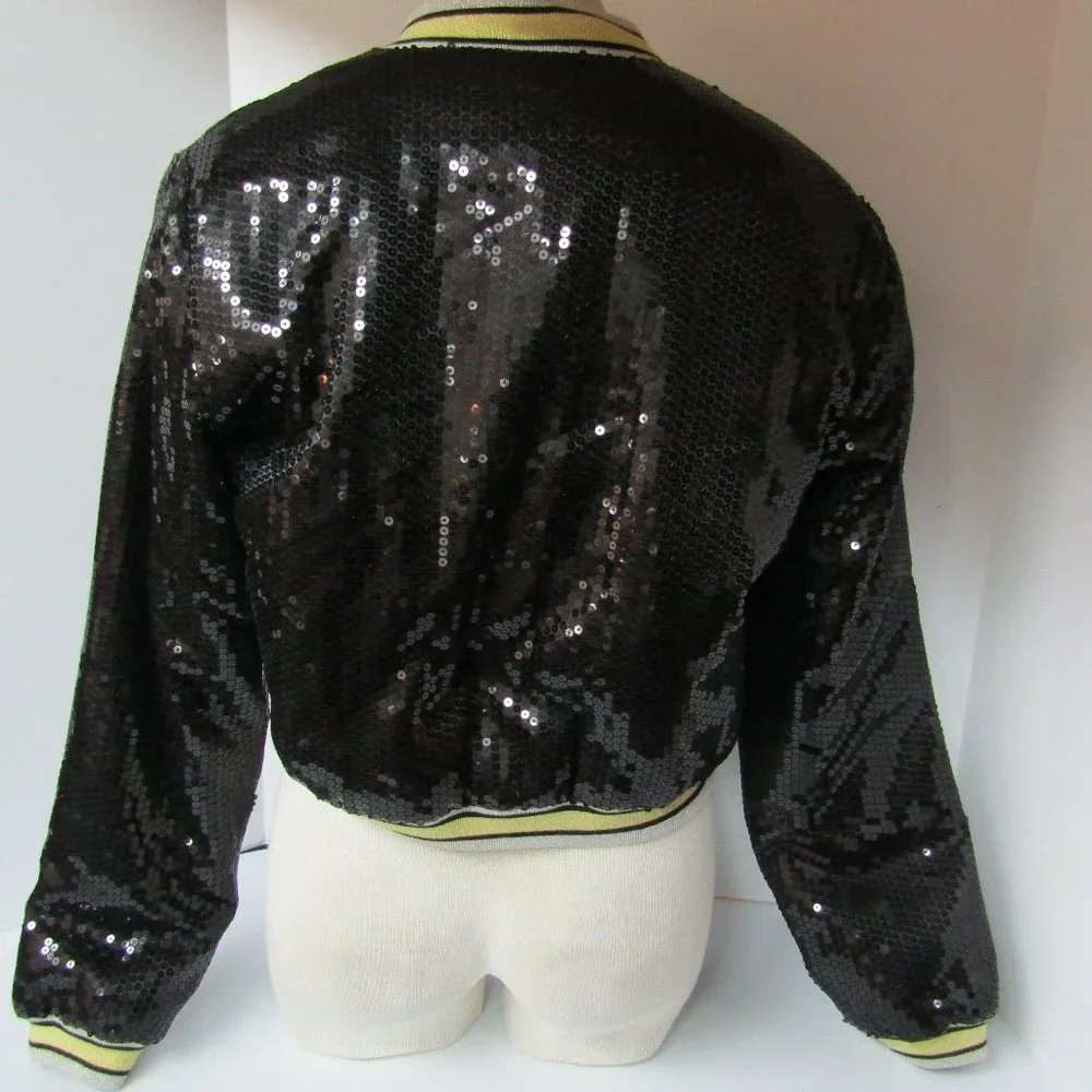 Lovers + Friends Ryder Bomber Sequin Jacket